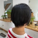 丸みのあるショート